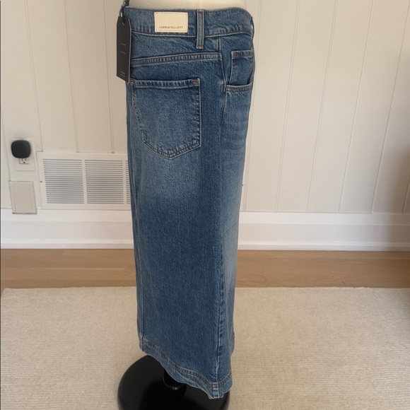 NWT Current/Elliott The Insignia Dunes Denim Skirt size 29 - Picture 3 of 9